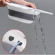 thumbnail image 4 of Baño de asiento plegable sobre el asiento sin cuclillas para asiento de inodoro, lavabo de de asiento Gris Colcomx Bañera de asiento para inodoro, 4 of 8