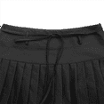 thumbnail image 4 of Pleated Skirts for Women High Waisted Tennis Skirt Athletic Skorts with Pockets Shorts Workout Golf Skort Black Thin Belt XL, 4 of 9