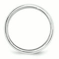 thumbnail image 2 of Primal Gold 10 Karat White Gold 5mm Milgrain Half Round Band Size 14, 2 of 9