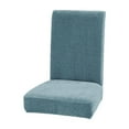 thumbnail image 3 of Stretchable Dining Chair Covers, Polyester Elastic Seat Slipcovers, Universal Fit for Kitchen and Banquet, Easy Washable and Removable Chair Protectors, 3 of 8
