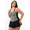 thumbnail image 3 of Traje de baño con falda Roman Fashion /Tallas Extras, 21607 (Negro Zebra) negro 42, 3 of 7
