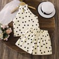 thumbnail image 4 of BOOMNY Toddler Girls Clothes Sets Dot Graphic Long Sleeve Tops Shorts Sets for Kids Soft Clothing Set, 4 of 8