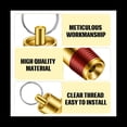 thumbnail image 4 of Juego de 4 VáLvulas de Seguridad de PresióN de Alivio de Compresor de Aire y ManóMetro de Aire, VáLvula de Tanque de Aire NPT de 1/4 Pulgadas, ManóMetro de Aire de 0-200 PSI, 4 of 5