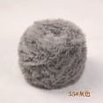 thumbnail image 1 of Zhuge Hilo de chenilla grueso y voluminoso para tejer a mano, hilo de chenilla suave y esponjoso, 200 g, gris, 1 of 4