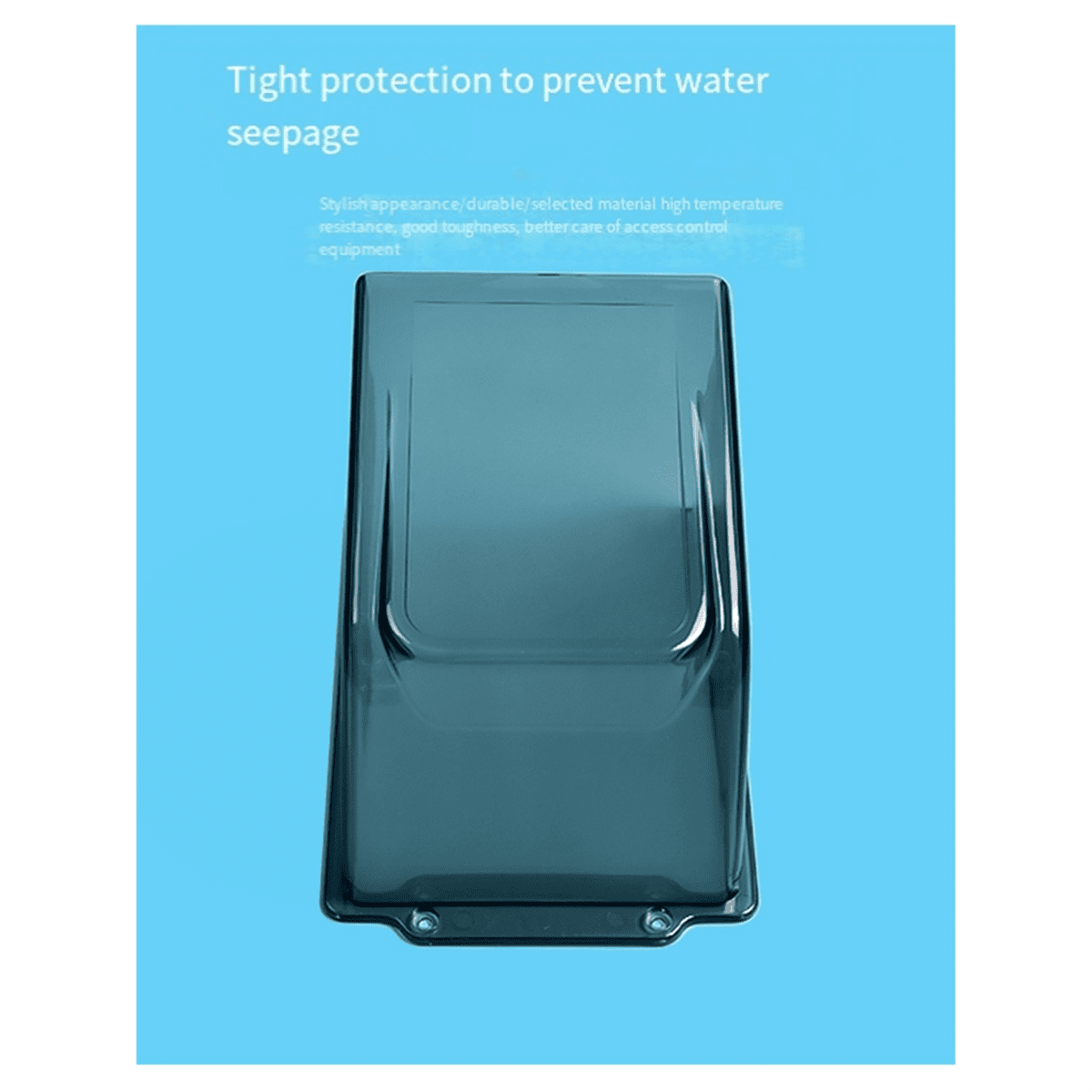 Doorbell Rain Cover, Transparent Doorbell Water Shield Waterproof Protector Doorbell Access Control Attachment