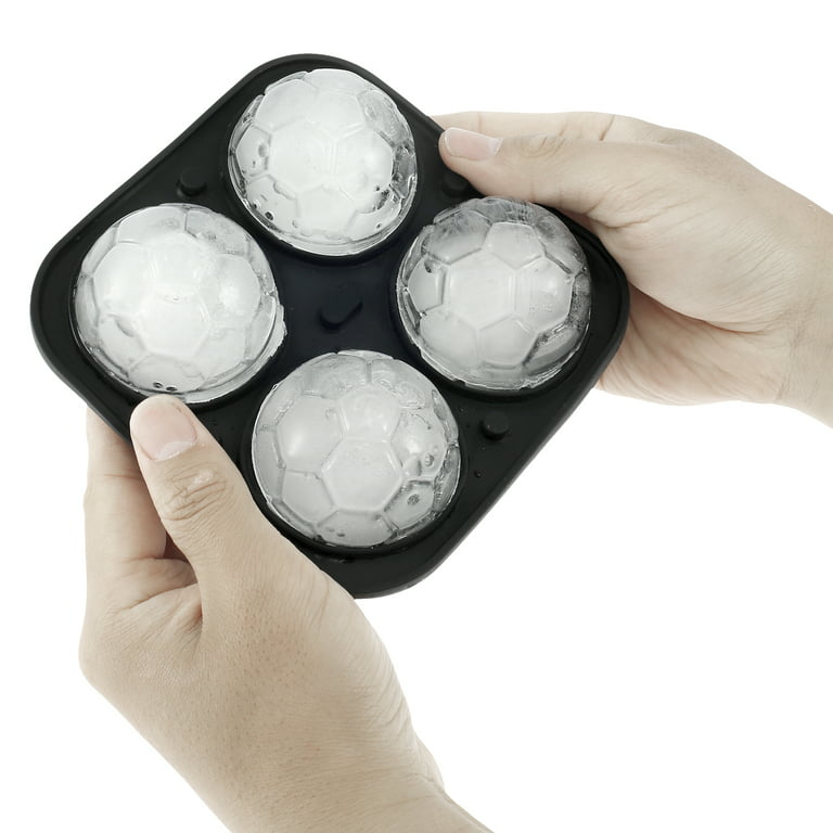 Webake Golf Ball Ice Molds with Lid & Funnel 6 Holes Round Sphere Ice Ball  Maker