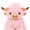 Pink, variant on ReedCA Highland Cow Stuffed Animal Plush Toy for Kids, 10.5 Inch