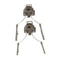 thumbnail image 3 of Adaptador de riel para casco, soporte para auriculares, flexibilidad, rotación de 360 ​​grados, protección auditiva para deportes al aire libre, hombr Marrón, 3 of 8