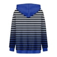thumbnail image 3 of Youyipin Womens Oversized Hoodies Pullover Striped Sweatshirts Fall Long Sleeve Tops Trendy Outfits, 3 of 4
