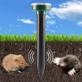 thumbnail image 1 of 4 Uds. Repelente de animales ultrasónico Solar ratones disuasorio espantapájaros para jardín granja, 1 of 8
