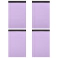 thumbnail image 1 of Miangastore Bloc-Notes Légal Violet 4 Pcs 8 Pouces Rectangulaire Design Simple Bloc-Notes en Papier, 1 of 9