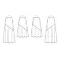 thumbnail image 6 of Simplicity Sewing Pattern 9179 - Misses' Skirts, Size: U5 (16-198-20-22-24), 6 of 6