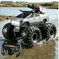 thumbnail image 3 of HNH 1:16 Waterproof Monster Truck, Amphibious RC Cars 4WD Remote Control Car Trucks, All Terrain Off-Road Pickup Cybertruck Toy for 6-15 Year Old Boys Girls Kids Gifts, 3 of 11