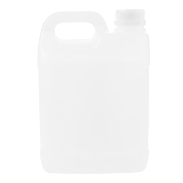 Jarra de plástico vacía con asa para envasado de alimentos Botella de jugo segura para alimentos para el hogar Tanque de agua duradero Contenedor con tapa reutilizable para líquidos 2L