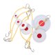 thumbnail image 5 of 1 Set Slingshot Disparo Pads de destino Three Fin Fitoting Mats Targets, 5 of 6