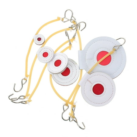 Bullseye Hunting Slingshots for Aim Outdoor White Super Fiber