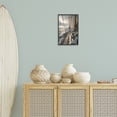 thumbnail image 4 of Stupell Industries Coastal Sailing Boat Wake Waves Black Framed Giclee Art, 12 x 18, by LSR Design Studio, 4 of 8