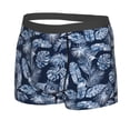 thumbnail image 2 of Wukai Tropical Leaves Print Men’s Underwear Breathable Boxer Briefs,&nbsp;Moisture Wicking & Breathable-X-Large, 2 of 7