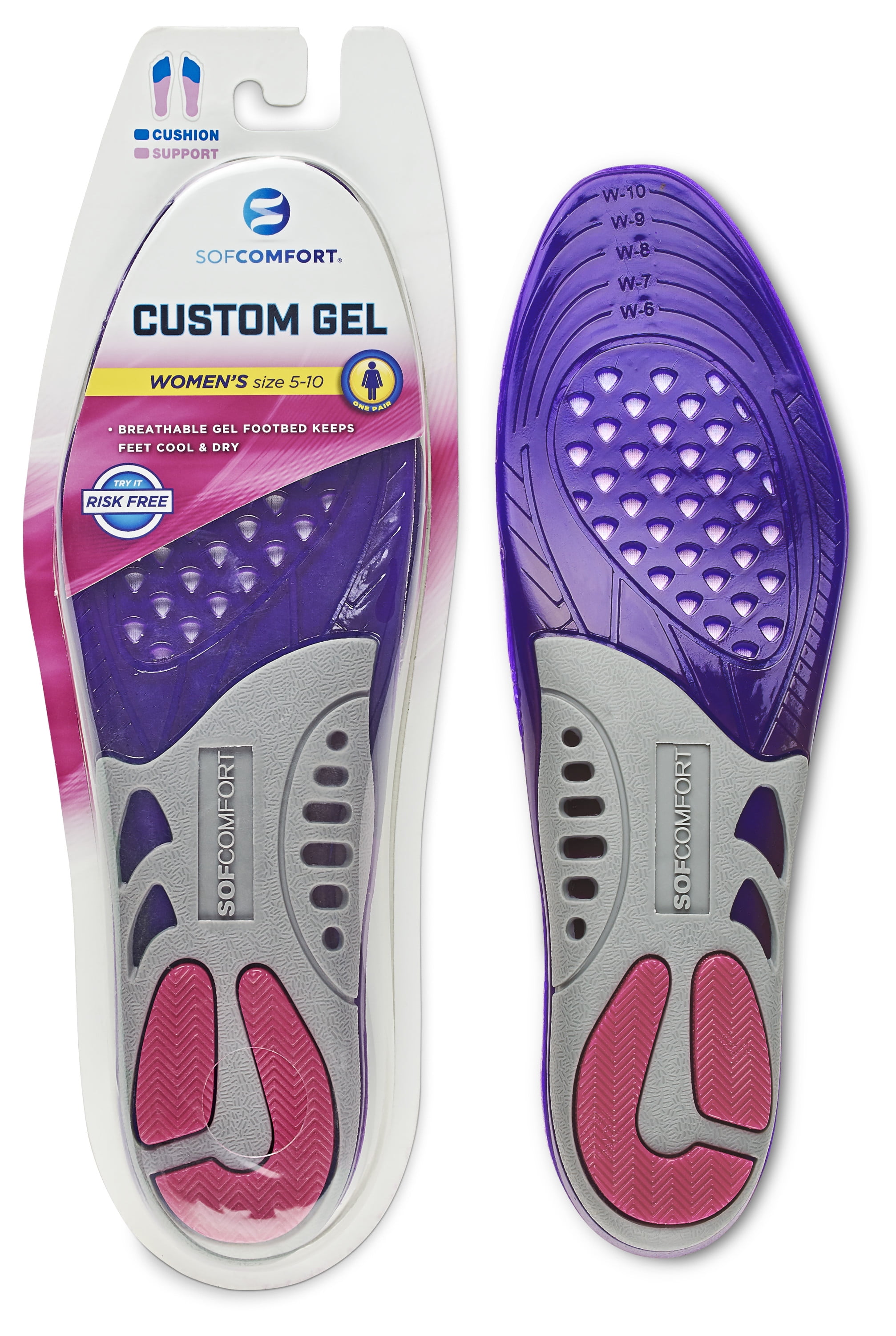 Gel Insole Inserts Unisex Boot Accessories Active Work Comfort Everday Support 