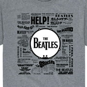 The Beatles - Record Singles - Mens Short Sleeve Graphic T-Shirt