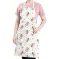 thumbnail image 5 of Fairy Heart Pattern Apron-Garden Aprons for Women with Pockets-Cotton Linen Waterproof Kitchen Cooking Gardening Aprons Adjustable for Kitchen,Cooking,BBQ and Salon 33x27 Inch, 5 of 7
