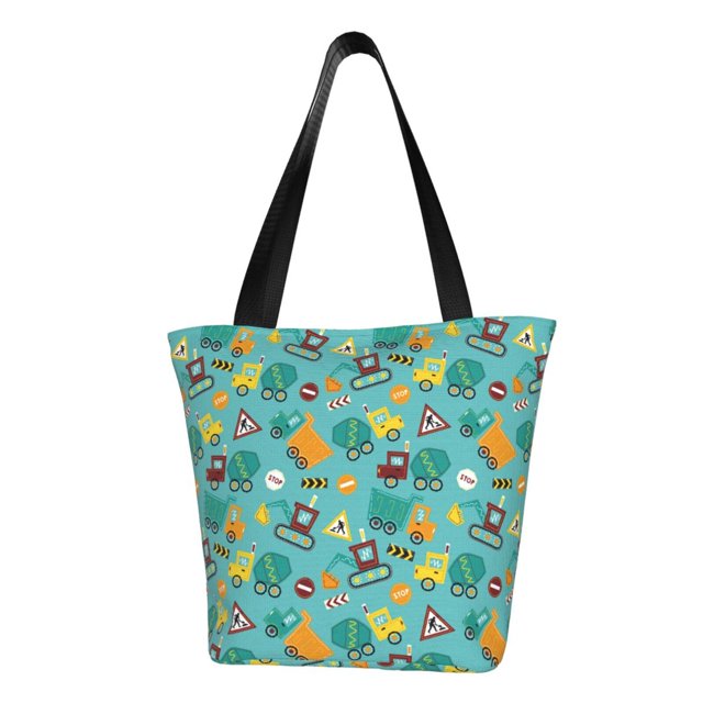 Disketp Trucks And Excavators Bolsa de Hombro Casual para Mujer, Bolso Cruzado para Compras, Viajes y Uso Diario
