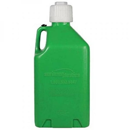 Space Saver Utility Jugs - Scribner Plastics (2000G) Green Utility Jug - 5 Gallon Capacity