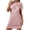 Pink-2, variant on Censtreet Nightgowns for Women Sleapwear Short Sleeve Night Shirts Soft Sleep Dress Classic NightDress