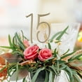 thumbnail image 2 of Le Prise Monogram Number Cake Topper, 2 of 2