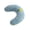 🍒 Blue_Hot#2362, variant on Dog Calming Pillow U-Shape Neck Support - Soft Pet Pillow High-Density Comfort Filling, Washable Portable Sleep Support Cushion for Small Dogs Cats