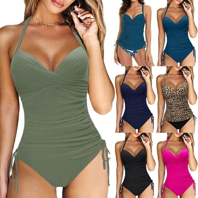 One Piece Swimsuit with Skirt Attached Women 1 Piece WebbingTank Suits  Shirred Tankinis Swimwear for Women Plus, Black, X-Large : :  Clothing, Shoes & Accessories