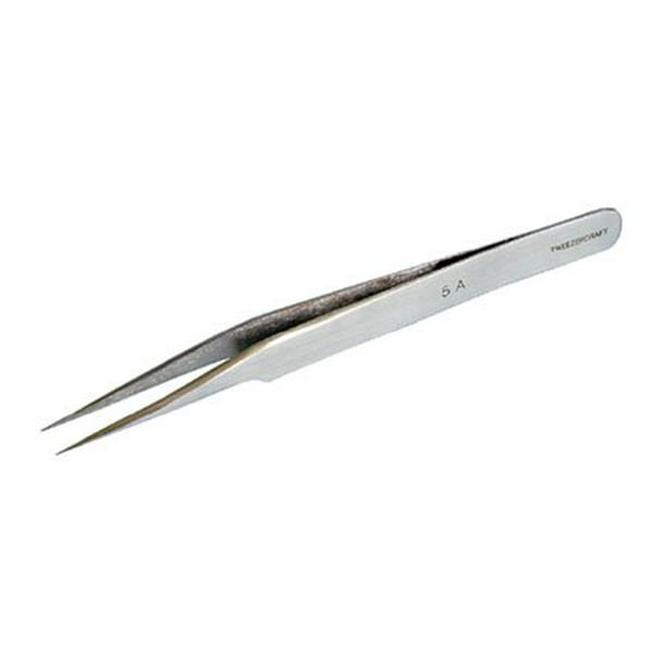 MCM Slanted Tip Tweezer 43/4" Long 3/8" Wide Handle