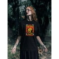 thumbnail image 2 of Have A Frightfully Halloween T-Shirt Women -Image by Shutterstock, Female Large, 2 of 4