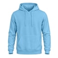 thumbnail image 3 of LTTVQM Mens Hoodie Autumn Street‑style Pullover Hooded Sweatshirt Adjustable Drawstring Pocket Comfort Tops, 3 of 6
