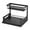 Black, variant on Under Sink Organizer,Cabinet Storage Rack,Pull Out Shelf,L Shaped 2 Tier Metal Under Sink Organizer with Sliding Drawer,Punch Free Slide Out Storage Rack for Kitchen Bathroom Cabinet,Black