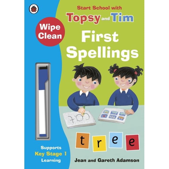 Pre-Owned Topsy and Tim: Wipe-Clean First Spellings: Start School with Topsy and Tim (Paperback)