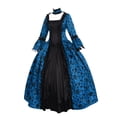 thumbnail image 3 of SRZYMJ 18th Century Women's Rococo Ball Gown Printing Long Gothic Victorian Dress Masquerade Theme Dresses, 3 of 4