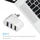thumbnail image 2 of Mini divisor giratorio de 3 puertos USB Hub U Disk Reader para PC (USB 3.0 blanco) Tmvgtek Para Estrenar, 2 of 7