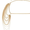 thumbnail image 2 of lionlar Épaule Chaîne Collier Robe Accessoire Réglable Multilayer Mode Corps Chaîne Or, 2 of 2