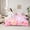 Colorful, variant on jejeloiu Cute Floral Shark Print 7 Pieces Full Size Bedding Sets For Girls,Pastel Ocean Flower Full Size Bed in a Bag,Pink Blue,Pink Reversible