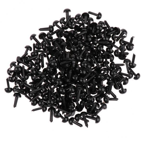2x de 200 Ojos de Plástico para Muñecas de Segurid para Fabricación de Artesanías de Juguete de Peluche 6mm Zulema Ojos de muñecas de seguridad