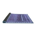 thumbnail image 2 of Ahgly Company Indoor Round Abstract Blue Modern Area Rugs, 6' Round, 2 of 4