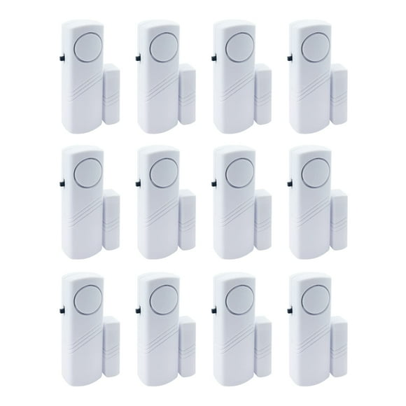 Alarma de puerta y ventana WimuPath de 90 dB para la seguridad de los niños (paquete de 12)