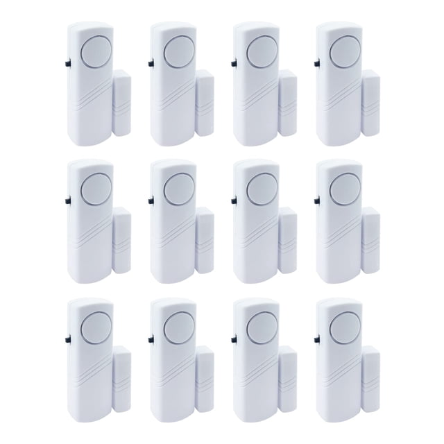 Alarma de puerta y ventana WimuPath de 90 dB para la seguridad de los niños (paquete de 12)