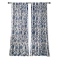 thumbnail image 1 of Cortinas DriftAway Freda, mezcla de lino, 213 x 213 cm, con estampado floral térmico, 1 of 9