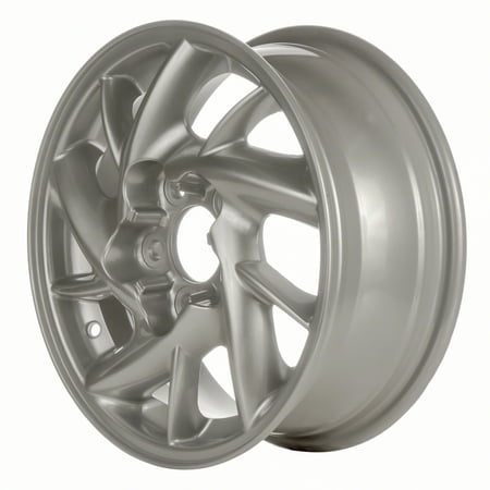 Aftermarket 2001-2005 Pontiac Grand Am 15x6 Aluminum Alloy Wheel, Rim Sparkle Silver Full Face Painted - 6547