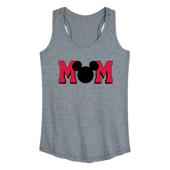 Mickey & Friends - Mom Mouse Silhouette - Women's Racerback Tank Top