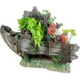 thumbnail image 2 of Penn-Plax Sunken Gardens Shipwreck Bow Aquarium Decor, Large, 2 of 4