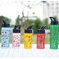 thumbnail image 4 of BJPKPK Insulated Water Bottle with Straw Lid, 22 oz Stainless Steel Metal Water Bottles, Reusable Leak Proof BPA Free Water Bottles, Cups, Thermos, Passionate-Red, 4 of 6