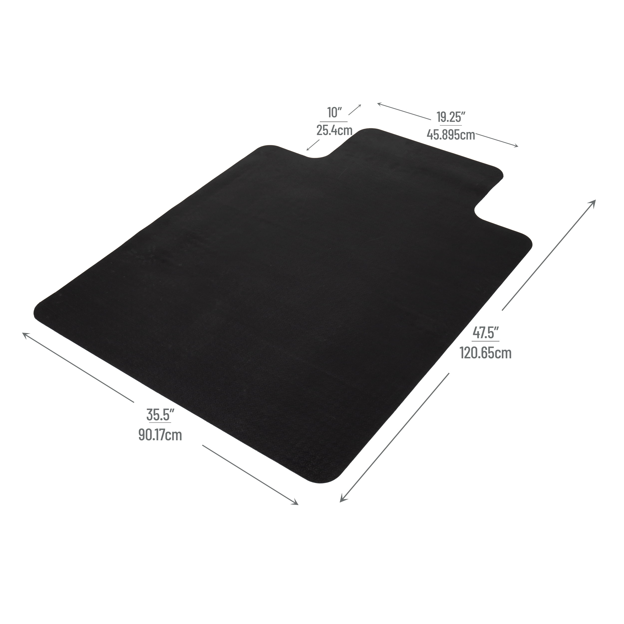 Black chair mat sale